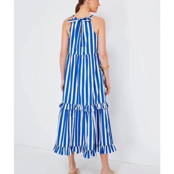 Tuckernuck Pomander Place Avondale Dress Blue Stripe Size XXL - Picture 4 of 7